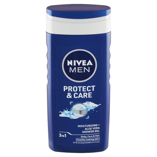 Nivea Sh.gel Protect Care men 250ml 3in1 | Toaletní mycí prostředky - Sprchové gely - Pánské